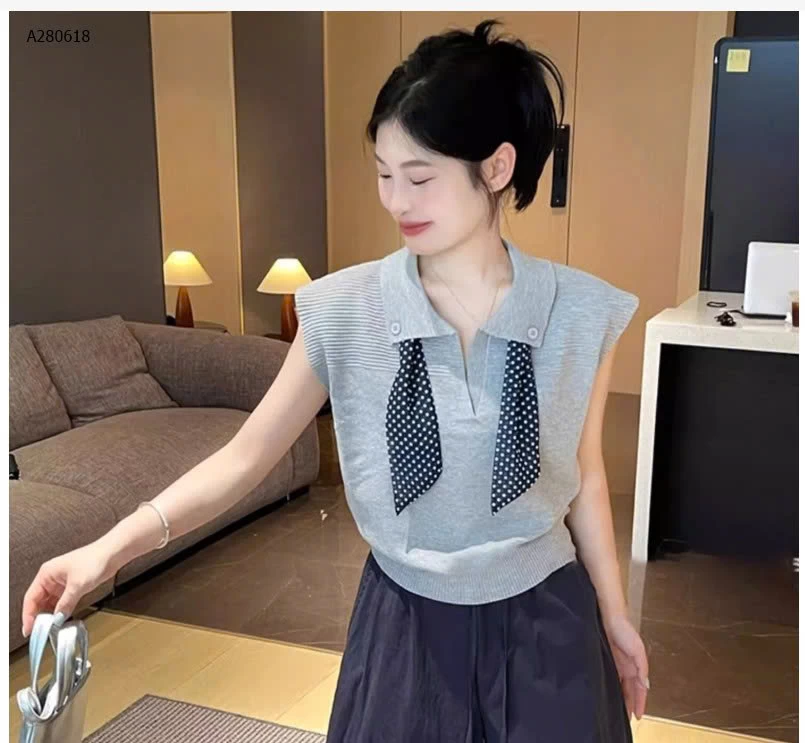 ÁO LEN DỆT KIM MỎNG CỔ POLO - sỉ 195k