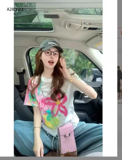 Áo phông hoa - sỉ 124k