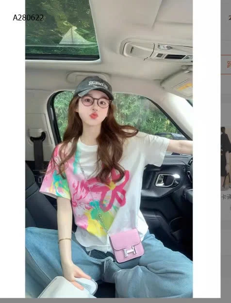 Áo phông hoa - sỉ 124k