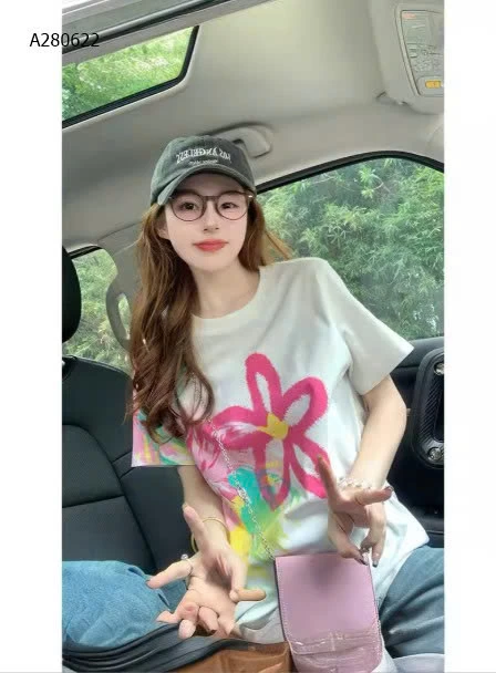 Áo phông hoa - sỉ 124k