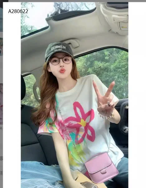 Áo phông hoa - sỉ 124k