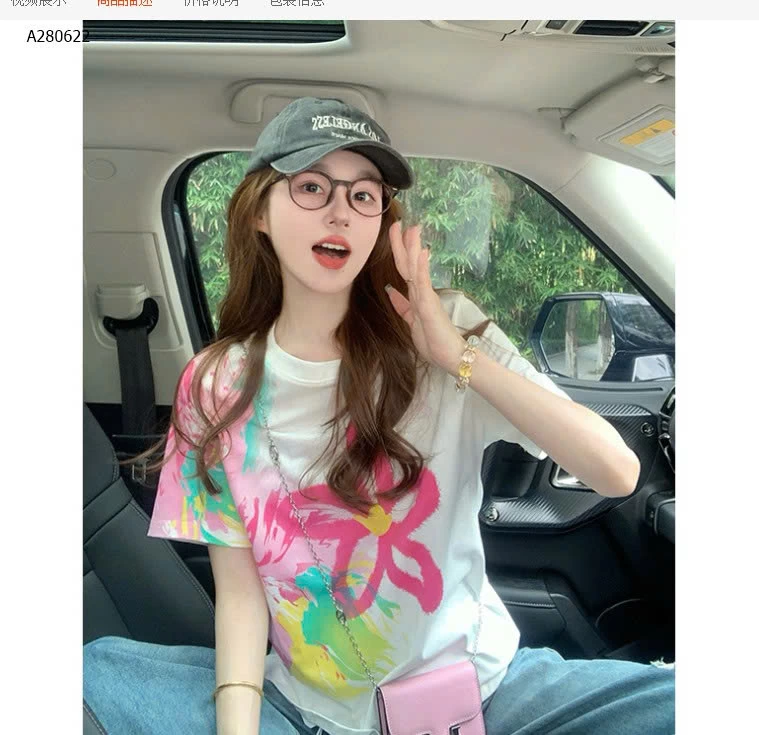 Áo phông hoa - sỉ 124k