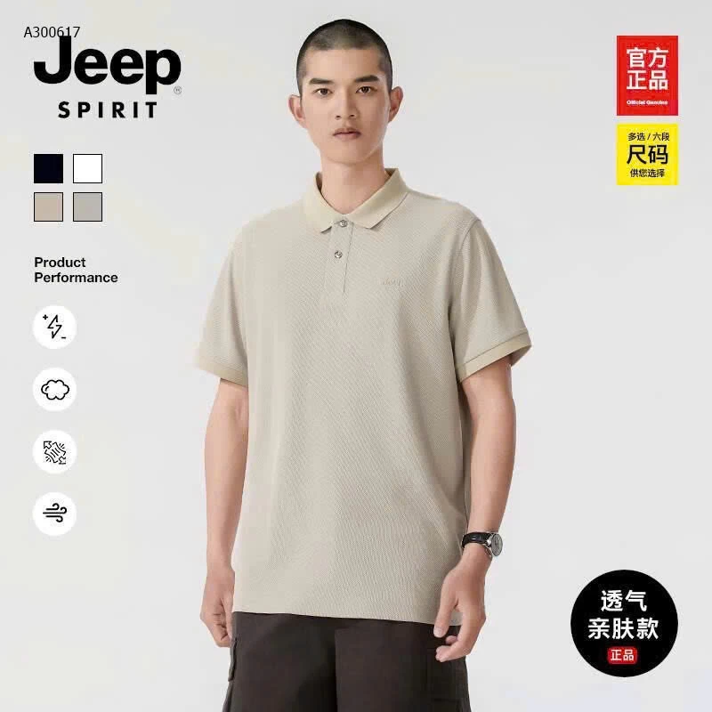 Áo Polo JEEP lưới tổ ong chính hãng - sỉ 140k