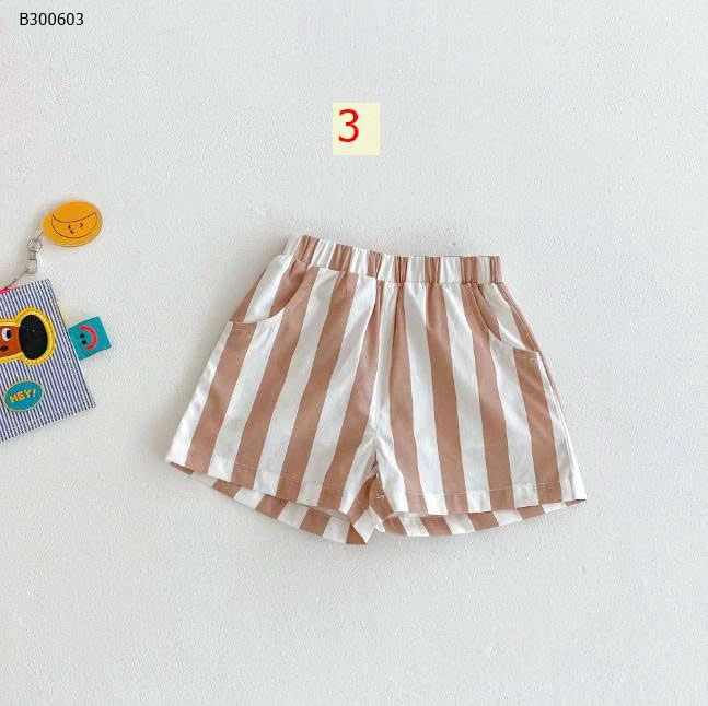 ÁO BA LỖ PHỐI QUẦN KẺ CHO BÉ- Sỉ giá Áo: 89k  Quần: 85k 