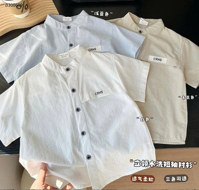 ÁO SƠ MI CỘC TAY - DÀI TAY CHO BÉ TRAI-Sỉ giá mẫu : 1-3: 112k  mẫu 4-6: 132k