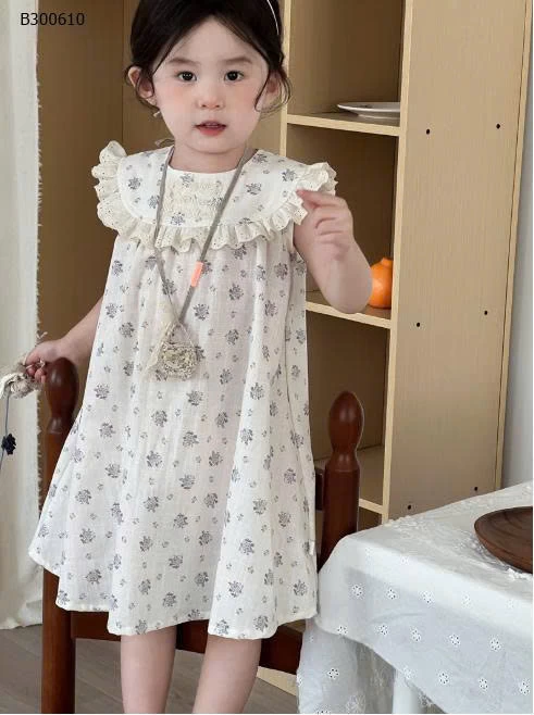 VÁY SÁT NÁCH CỔ BÈO HOA BG-Sỉ giá 165K