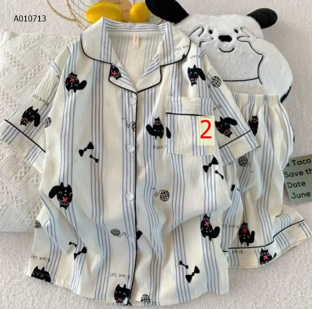 PIZAMA CỘC MẶC NHÀ  - sỉ 109k