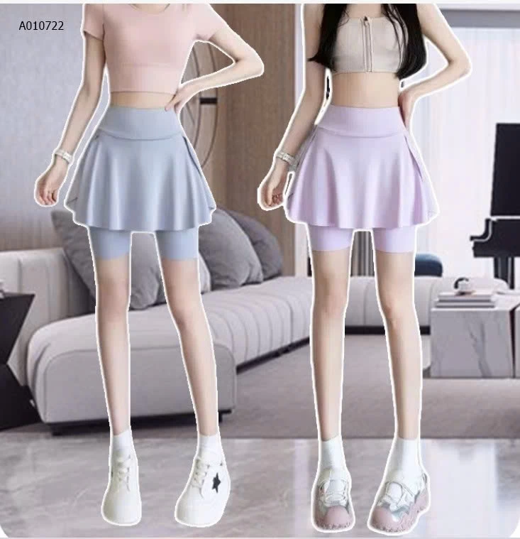 QUẦN VÁY THỂ THAO GIẢ 2 LỚP - sỉ 68k