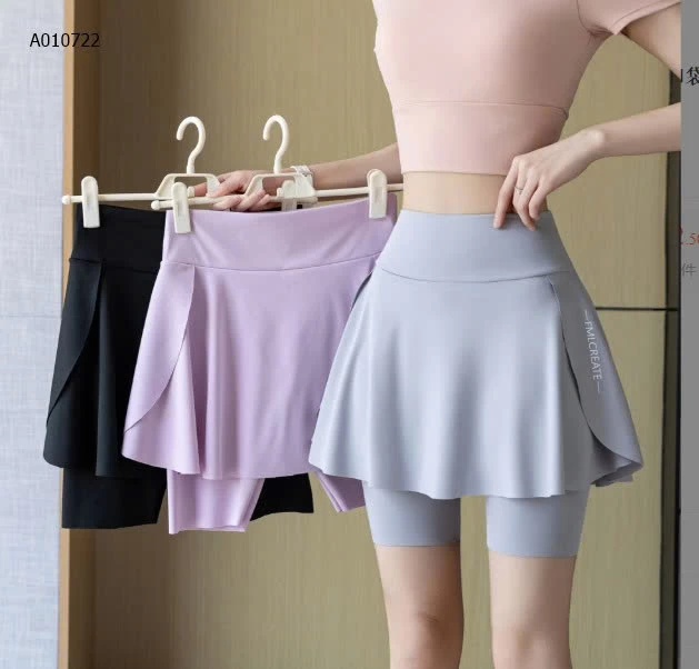 QUẦN VÁY THỂ THAO GIẢ 2 LỚP - sỉ 68k