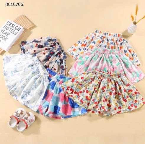 QUẦN HOẠ TIẾT ỐNG RỘNG CHO BÉ -Sỉ 45k