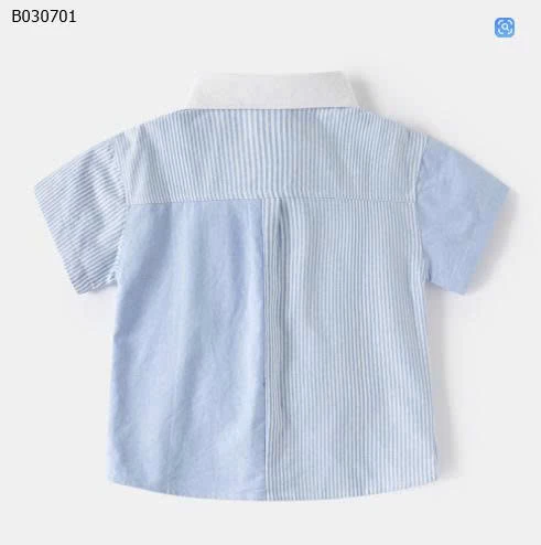 ÁO SƠ MI BÉ TRAI TAY NGẮN KACADY-Sỉ 122k