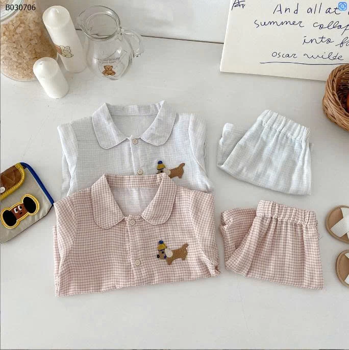 SET BỘ CỘC TAY MẶC NHÀ CHO BÉ-Sỉ giá 192K