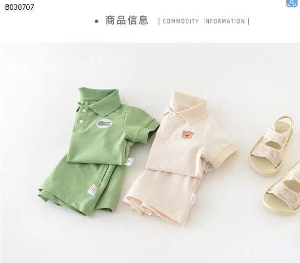 SET BỘ CỘC TAY MẶC NHÀ CHO BÉ-Sỉ giá 182K