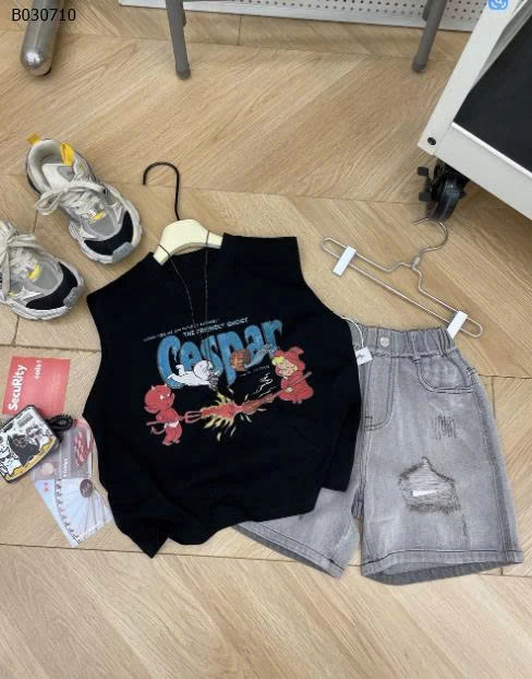 QUẦN SHORT DENIM PHỐI RÁCH BT-Sỉ giá sz 100-150: 173k  sz 160: 188k 