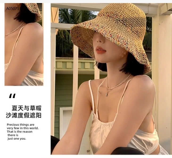 MŨ CÓI VÀNH MỀM 2 MÀU-Sỉ giá 118k/1 set 2 chiếc mix màu