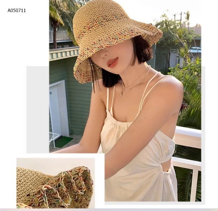 MŨ CÓI VÀNH MỀM 2 MÀU-Sỉ giá 118k/1 set 2 chiếc mix màu