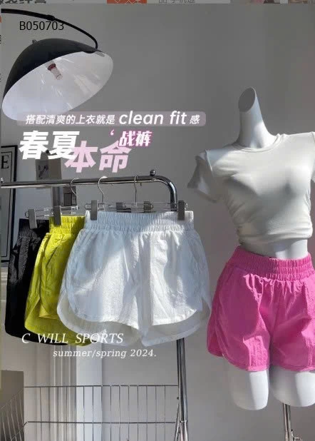 QUẦN SHORT THỂ THAO NỮ - sỉ 114k