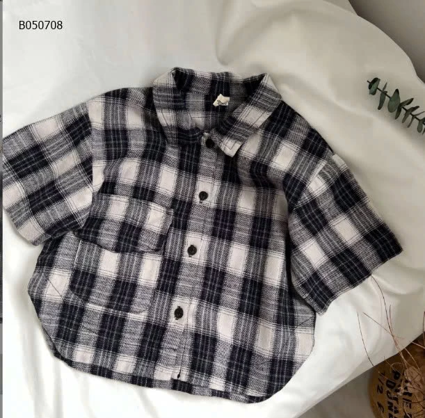 ÁO SƠ MI KẺ CHO BÉ- sỉ 160k