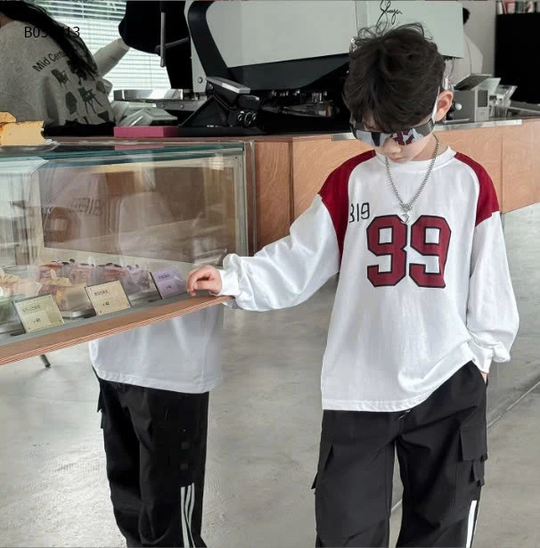 ÁO THUN DÀI BÉ TRAI - sỉ 121k