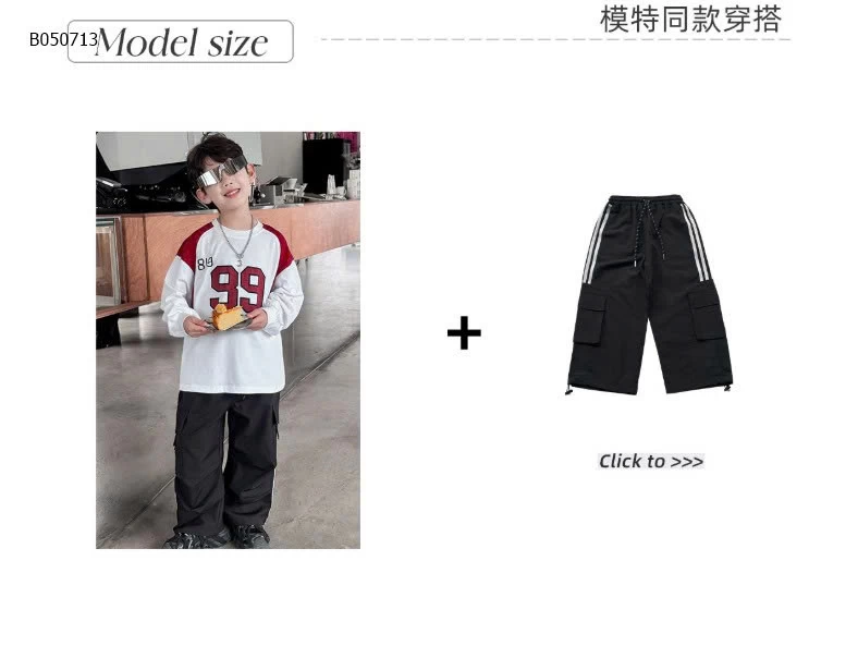 ÁO THUN DÀI BÉ TRAI - sỉ 121k