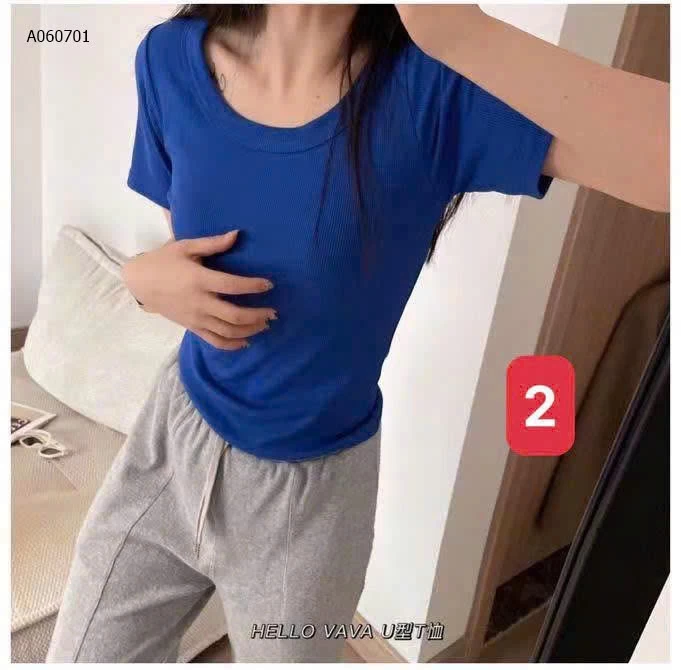 ÁO THUN TĂM NỮ TAY NGẮN HELLO AVA - sỉ 142k/set 2 áo chọn màu size