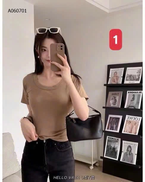 ÁO THUN TĂM NỮ TAY NGẮN HELLO AVA - sỉ 142k/set 2 áo chọn màu size