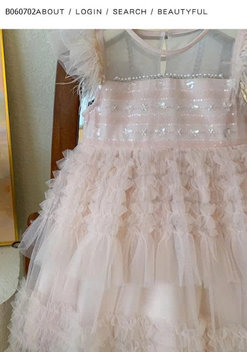 VÁY CÔNG CHÚA PHỐI TUA RUA-Sỉ giá 279K