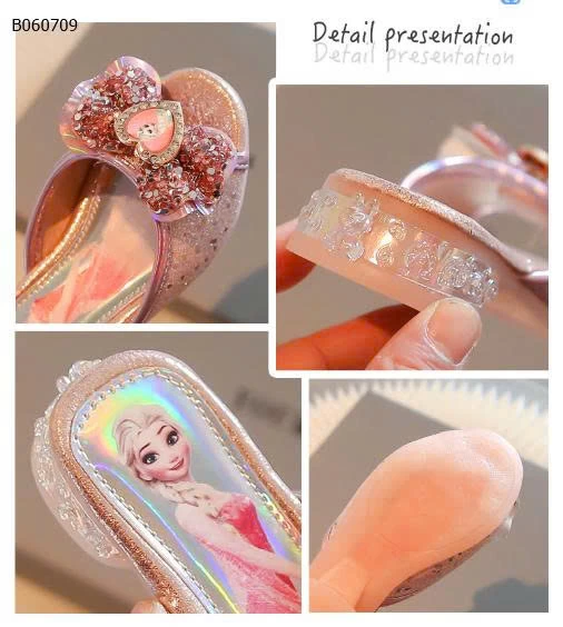 Giày công chúa Elsa -Sỉ giá sz 26-30: 145k  sz 31-36 : 160k 