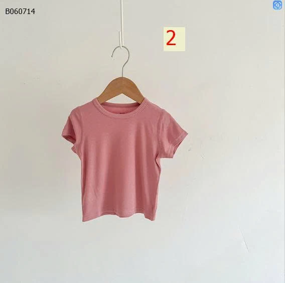 ÁO CỘC TAY TRƠN MÀU CHO BÉ - sỉ 85k