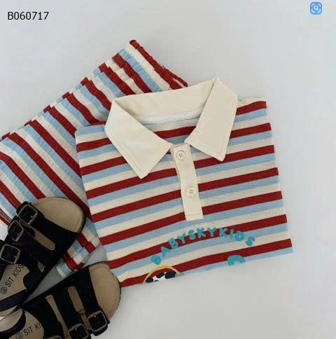 SET BỘ POLO KẺ CỘC TAY BT-Sỉ giá 178K