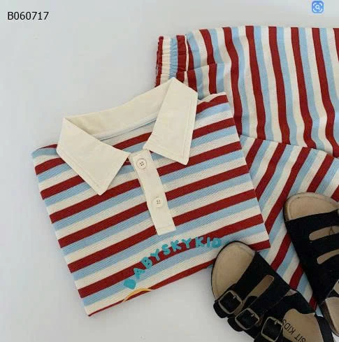 SET BỘ POLO KẺ CỘC TAY BT-Sỉ giá 178K