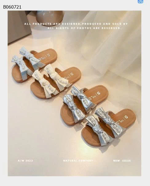 DÉP LÊ NƠ ĐÍNH HẠT CHO BÉ - Sỉ giá sz 23-28: 125k  sz 29-34: 135k 