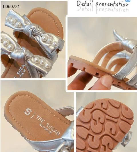 DÉP LÊ NƠ ĐÍNH HẠT CHO BÉ - Sỉ giá sz 23-28: 125k  sz 29-34: 135k 