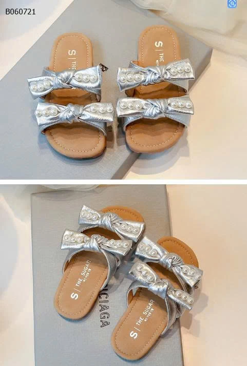 DÉP LÊ NƠ ĐÍNH HẠT CHO BÉ - Sỉ giá sz 23-28: 125k  sz 29-34: 135k 