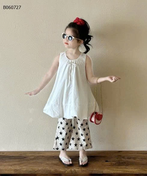 SET ÁO VÁY SÁT NÁCH MIX QUẦN ỐNG LOE BG- sỉ 273k