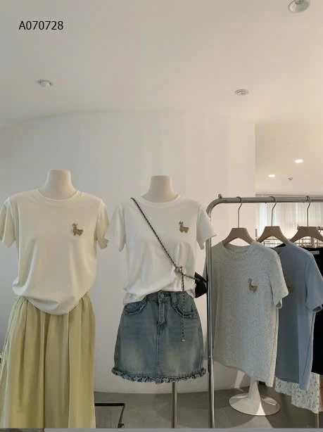 ÁO THUN LOGO CON CỪU - sỉ 135k