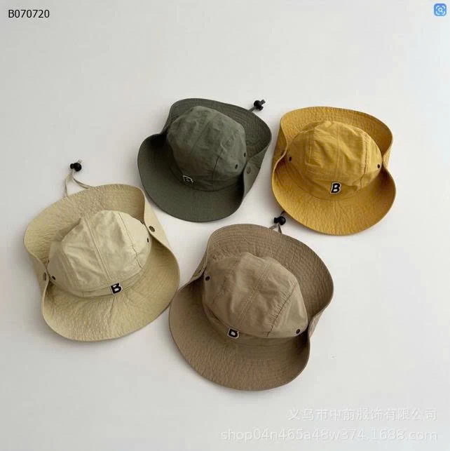 MŨ BÈO CAO BỒI CHỮ B - sỉ 109k