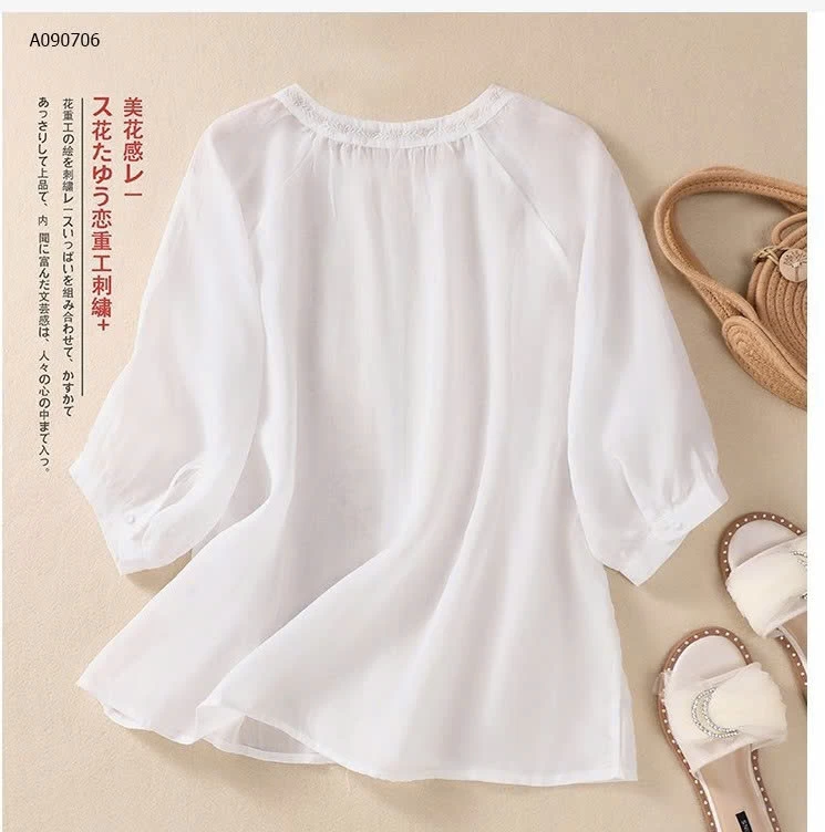 ÁO ĐŨI NỮ THÊU - sỉ 119k