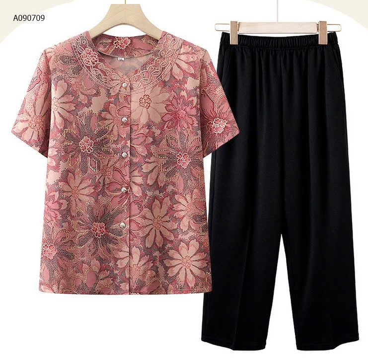 BỘ MẶC NHÀ  CHO BÀ CHO MẸ   - sỉ 222k