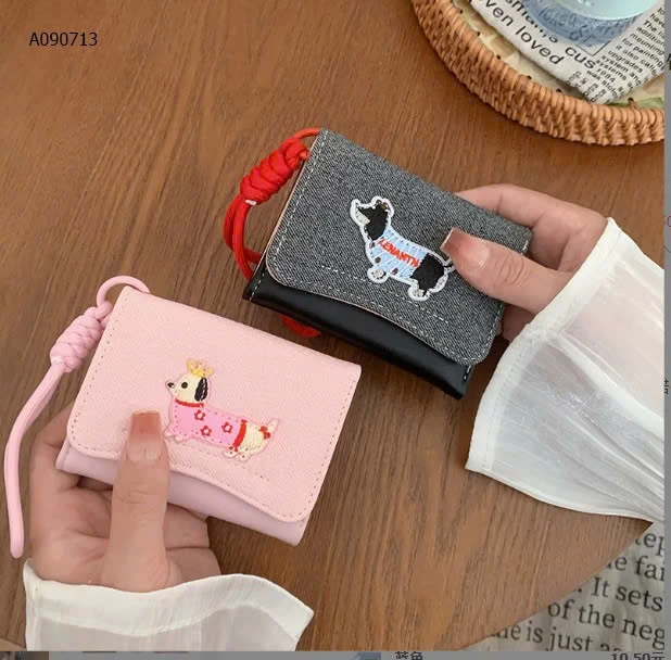 VÍ CẦM TAY HÌNH CÚN  - sỉ 67k