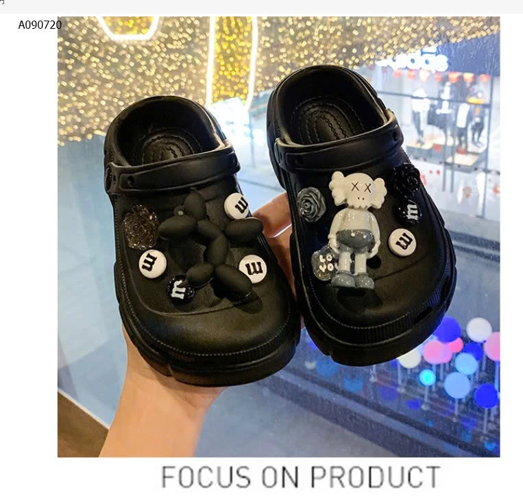 SỤC CROCS KÈM STIKCER CHO BÉ - sỉ 146k