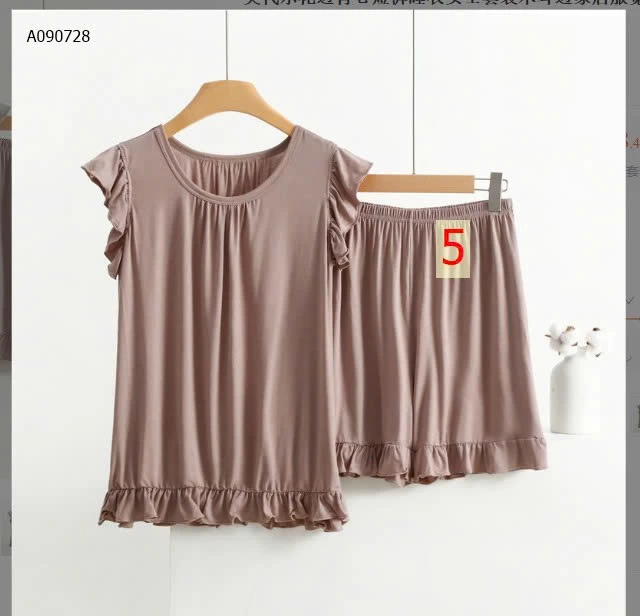 BỘ PHỐI VIỀN BÈO MẶC NHÀ CHO NỮ - sỉ 140k