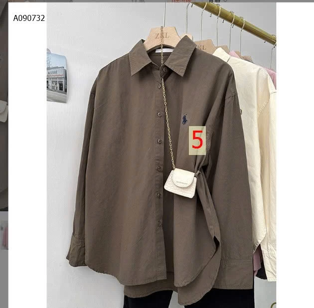 ÁO SƠ MI THÊU  - sỉ 142k