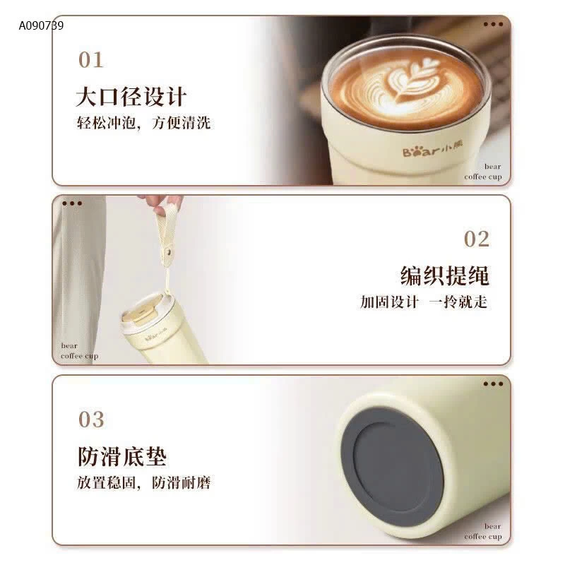 CỐC GIỮ NHIỆT BEAR - sỉ 170k