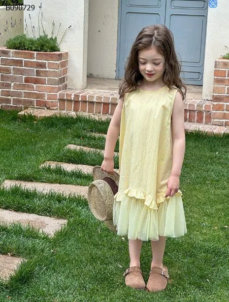 Váy lưới màu vàng cho BG AMBB-Sỉ 170k