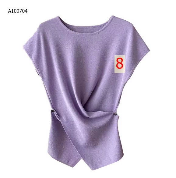 ÁO MONTOGHI DỆT KIM MỎNG SÁT NÁCH VẠT CHÉO -Sỉ giá 155k