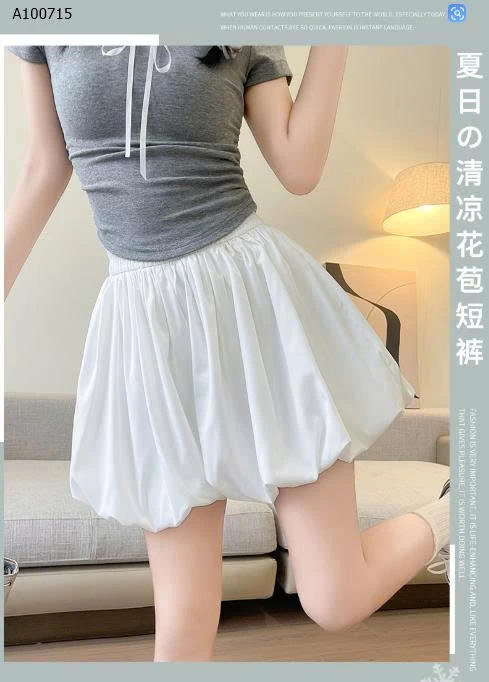  Váy đèn lồng phồng chống lộ- sỉ 117k