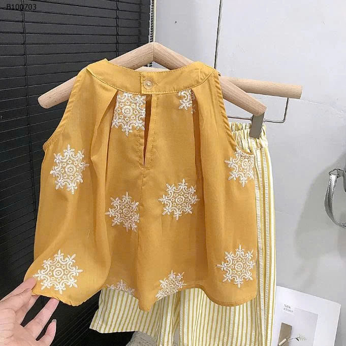 SÉT BABYDOLL HOA VÀNG-Sỉ giá 172k