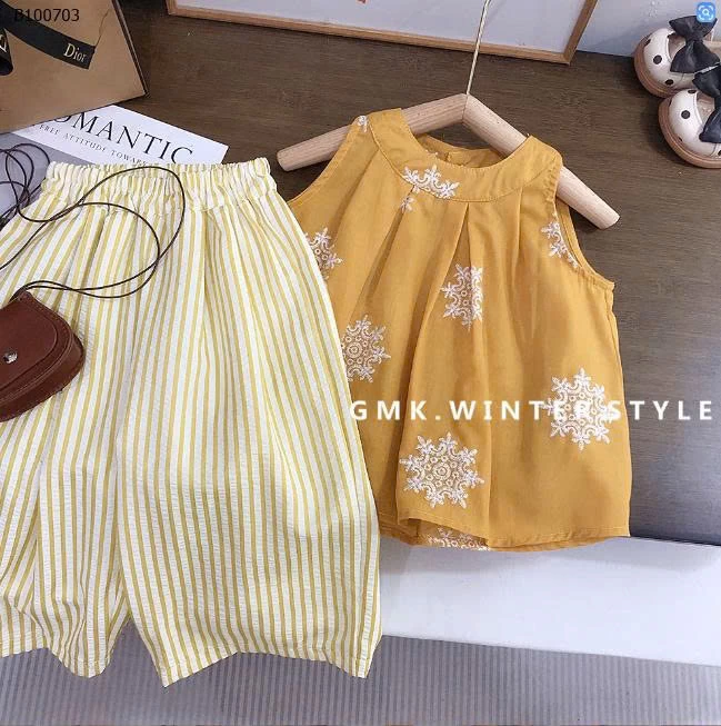 SÉT BABYDOLL HOA VÀNG-Sỉ giá 172k