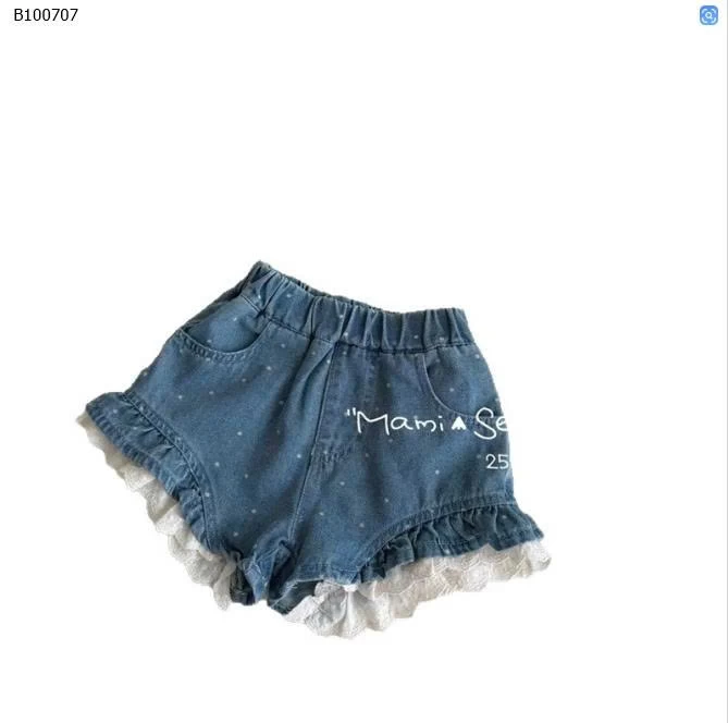 QUẦN SOOC JEAN BÉ GÁI-Sỉ giá 120k